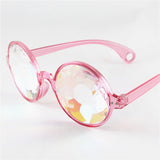 Kaleidoscope Concert Sunglass Rainbow Edged Mosaic Glasses Summer