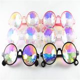 Kaleidoscope Concert Sunglass Rainbow Edged Mosaic Glasses Summer